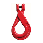 Safety hook with chain attachment