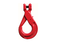 Clevis self locking hook