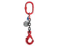 1-leg chain-sling with safety hook