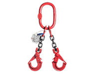 2-leg chain-sling with safety hook